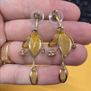 Elegant Gold Drop Earrings